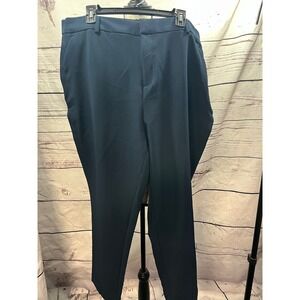 Nine West Womens Plus 20W Navy‎ Blue Mid Rise Skinny Sculpting Stretch Pants NEW